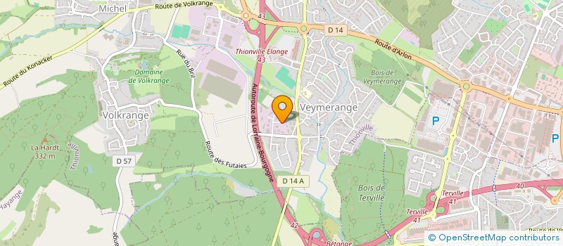 localisation de l'entreprise MONSIEUR MATHIEU BRAUER  THIONVILLE