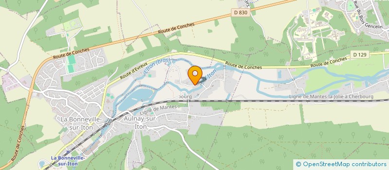 localisation de l'entreprise MONSIEUR MATHIEU BREARD-VOTTIER  AULNAY-SUR-ITON