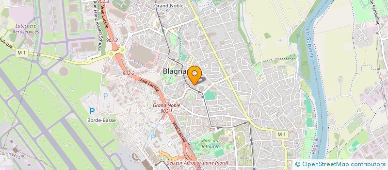 localisation de l'entreprise MONSIEUR MATHIEU BREGEGIERE à BLAGNAC