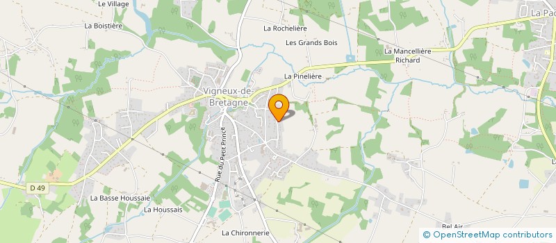 localisation de l'entreprise MONSIEUR MATHIEU BREL-AUFFRAY à VIGNEUX-DE-BRETAGNE