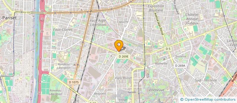 localisation de l'entreprise MONSIEUR MATHIEU BRES  GRENOBLE