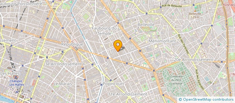 localisation de l'entreprise MONSIEUR MATHIEU BRESSY  PARIS