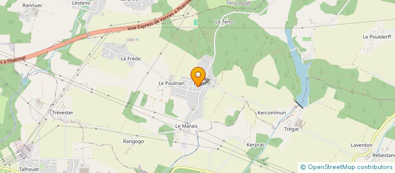 localisation de l'entreprise MONSIEUR MATHIEU BRIAND  TREFFLEAN