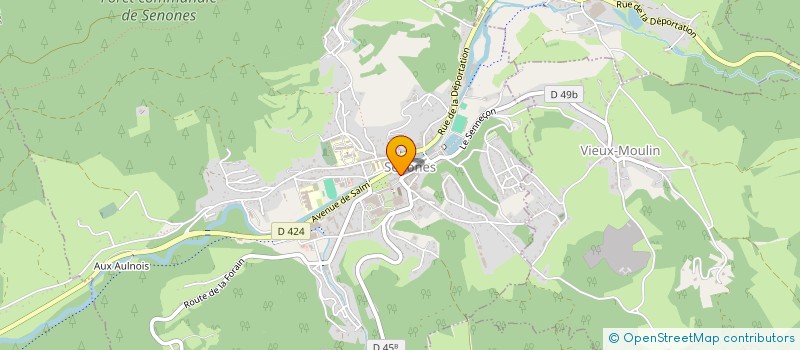 localisation de l'entreprise MONSIEUR MATHIEU BROMBERGER  SENONES