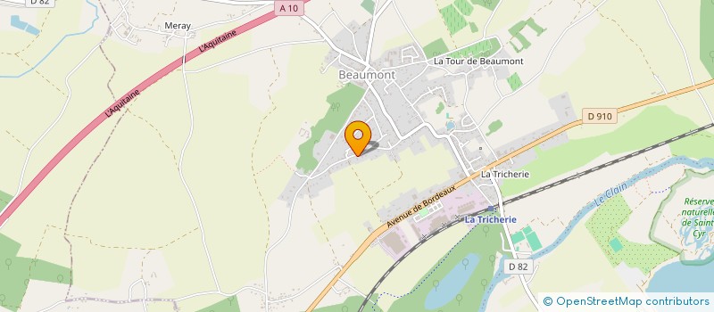 localisation de l'entreprise MONSIEUR MATHIEU BROSSIER  BEAUMONT SAINT-CYR