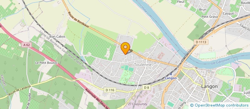 localisation de l'entreprise MONSIEUR MATHIEU BROUCA  TOULENNE