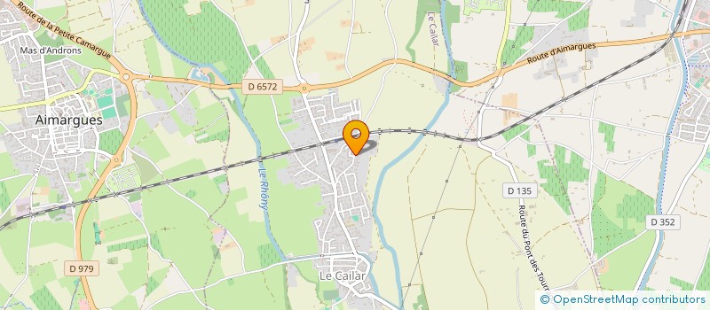 localisation de l'entreprise MONSIEUR MATHIEU BRUC  LE CAILAR