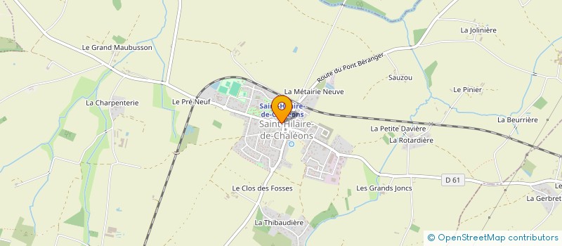 localisation de l'entreprise MONSIEUR MATHIEU BRUNELLIERE  SAINT-HILAIRE-DE-CHALEONS