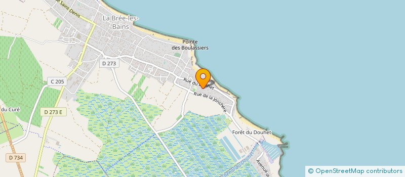 localisation de l'entreprise MONSIEUR MATHIEU BRUNO EMMANU HEITZ  LA BREE-LES-BAINS