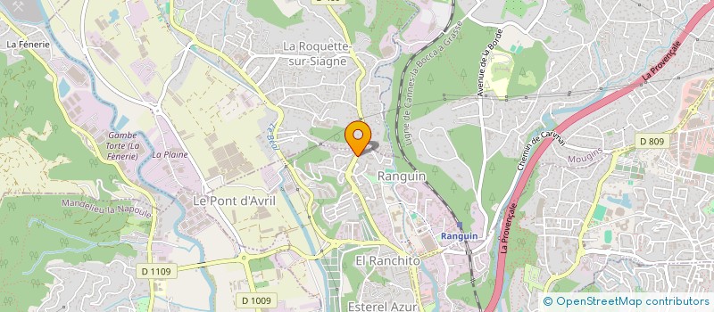 localisation de l'entreprise MONSIEUR MATHIEU CABARET  VENCE