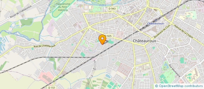localisation de l'entreprise MONSIEUR MATHIEU CADET à CHATEAUROUX