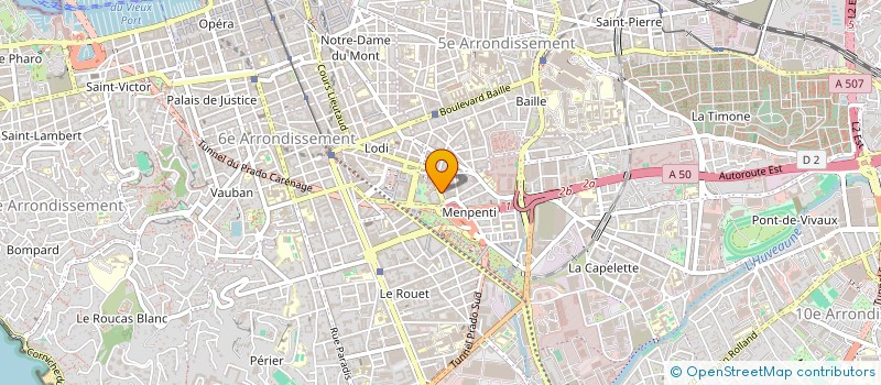 localisation de l'entreprise MONSIEUR MATHIEU CAGNA à MARSEILLE