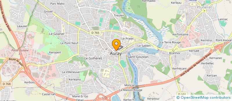 localisation de l'entreprise MONSIEUR MATHIEU CALLEJON à AURAY