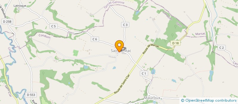 localisation de l'entreprise MONSIEUR MATHIEU CALLEWAERT  SAINT-CREAC