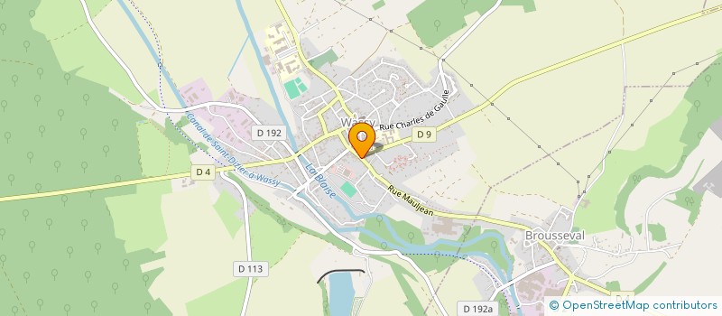 localisation de l'entreprise MONSIEUR MATHIEU CALMEAU à WASSY