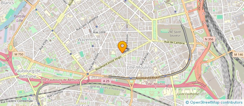 localisation de l'entreprise MONSIEUR MATHIEU CALMELET à LILLE
