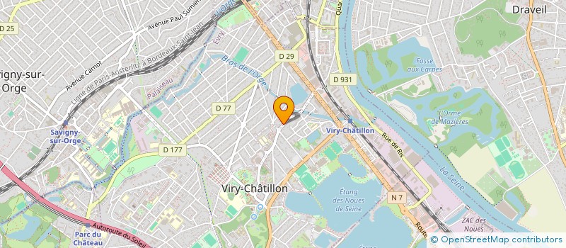 localisation de l'entreprise MONSIEUR MATHIEU CAMPANA à VIRY-CHATILLON
