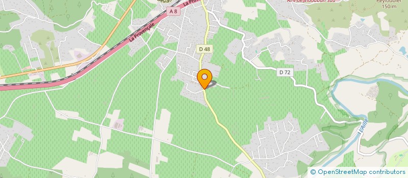 localisation de l'entreprise MONSIEUR MATHIEU CAMPERI  VIDAUBAN