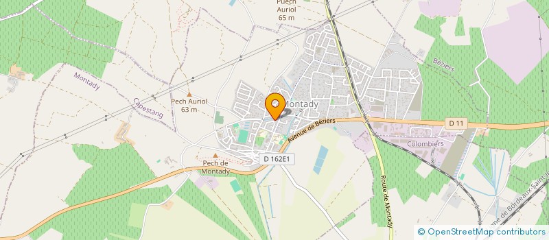 localisation de l'entreprise MONSIEUR MATHIEU CANAL  MONTADY