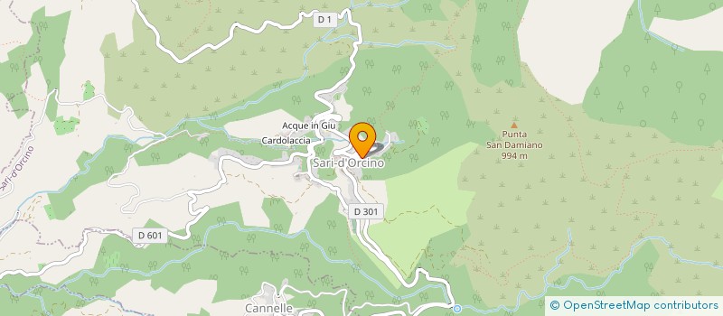 localisation de l'entreprise MONSIEUR MATHIEU CANALE  SARI D'ORCINO