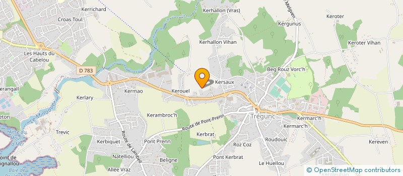 localisation de l'entreprise MONSIEUR MATHIEU CANCOUET à TREGUNC