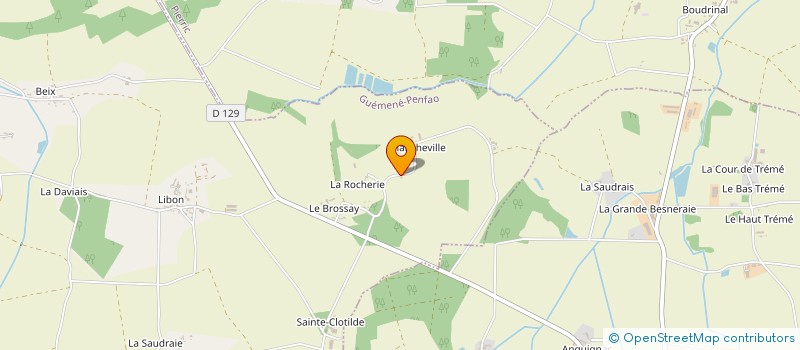 localisation de l'entreprise MONSIEUR MATHIEU CANDIDO  GUEMENE-PENFAO