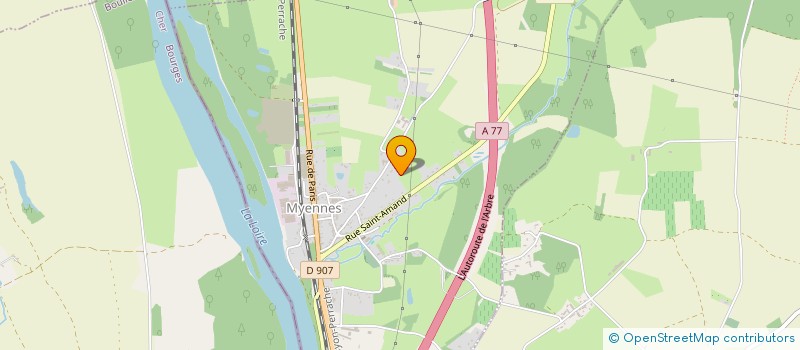 localisation de l'entreprise MONSIEUR MATHIEU CANTIN  MYENNES