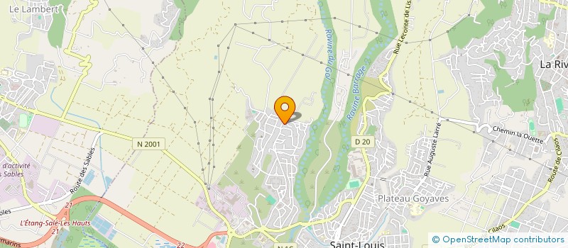 localisation de l'entreprise MONSIEUR MATHIEU CAPDEBOSQ  SAINT-LOUIS