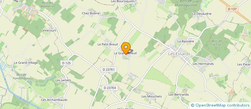 localisation de l'entreprise MONSIEUR MATHIEU CAQUINEAU à LES ESSARDS