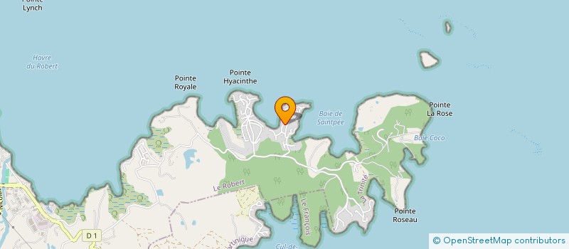 localisation de l'entreprise MONSIEUR MATHIEU CARBASSE  LE ROBERT