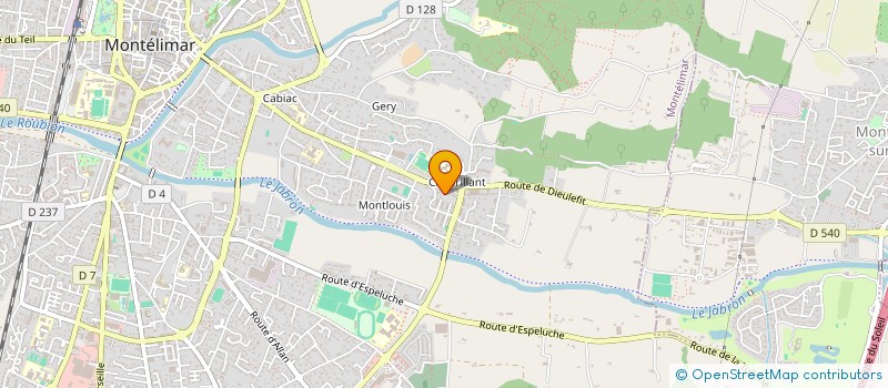 localisation de l'entreprise MONSIEUR MATHIEU CARBO  MONTELIMAR