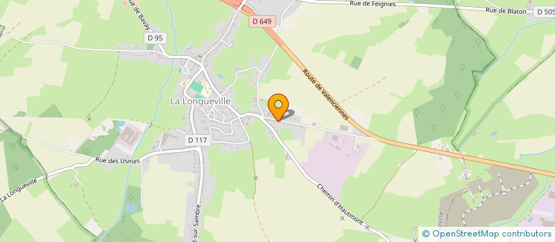 localisation de l'entreprise MONSIEUR MATHIEU CARLIER  LA LONGUEVILLE