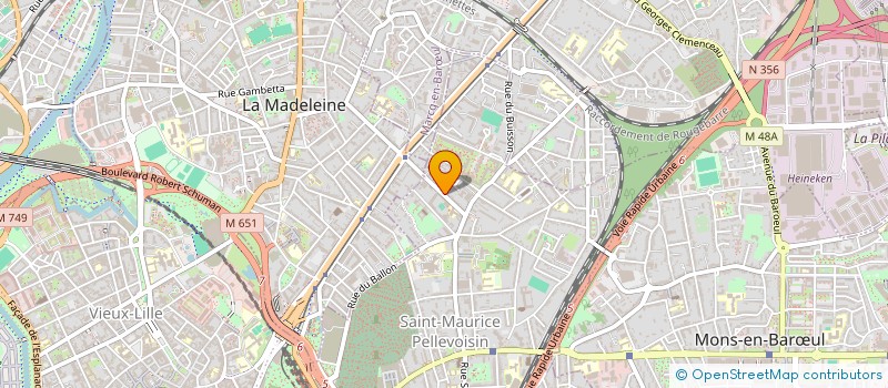 localisation de l'entreprise MONSIEUR MATHIEU CARPENTIER à LILLE