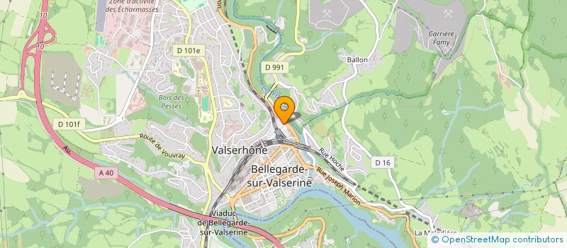 localisation de l'entreprise MONSIEUR MATHIEU CARRE à VALSERHONE