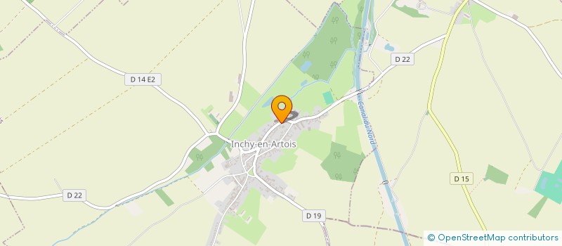 localisation de l'entreprise MONSIEUR MATHIEU CARRE  INCHY-EN-ARTOIS