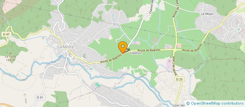 localisation de l'entreprise MONSIEUR MATHIEU CASTELLINO à LA MOTTE