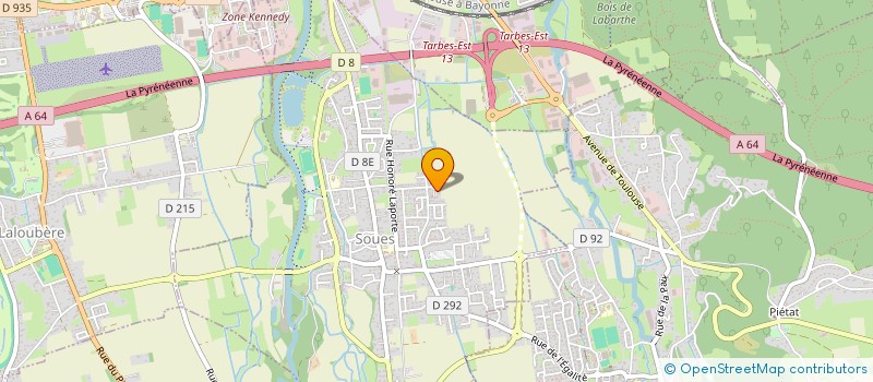 localisation de l'entreprise MONSIEUR MATHIEU CASTERA  SOUES