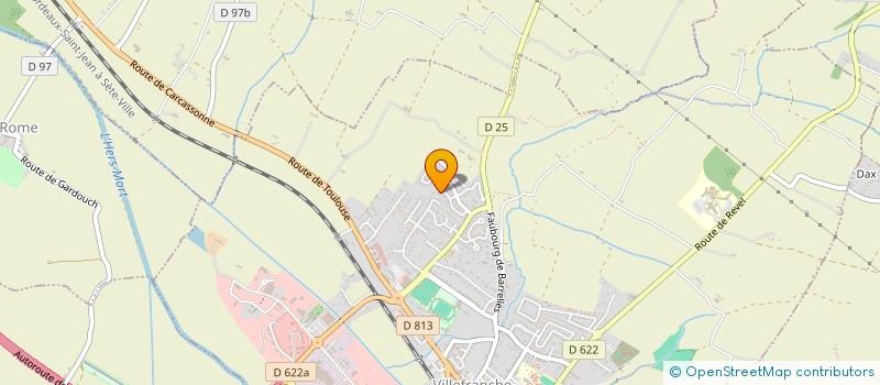 localisation de l'entreprise MONSIEUR MATHIEU CASTILLO  VILLEFRANCHE-DE-LAURAGAIS