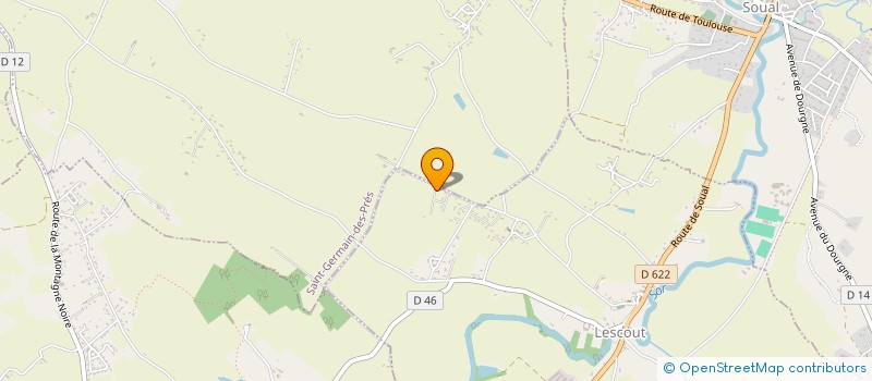 localisation de l'entreprise MONSIEUR MATHIEU CAUBET  VIVIERS-LES-MONTAGNES