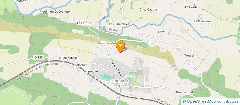 localisation de l'entreprise MONSIEUR MATHIEU CAUCHEBRAIS  SAINT-JACUT-LES-PINS