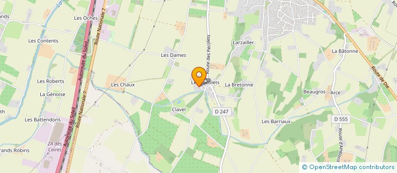 localisation de l'entreprise MONSIEUR MATHIEU CAVAGLIA à ETOILE-SUR-RHONE