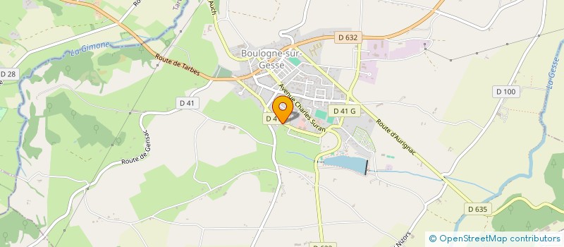 localisation de l'entreprise MONSIEUR MATHIEU CAZES à BOULOGNE-SUR-GESSE