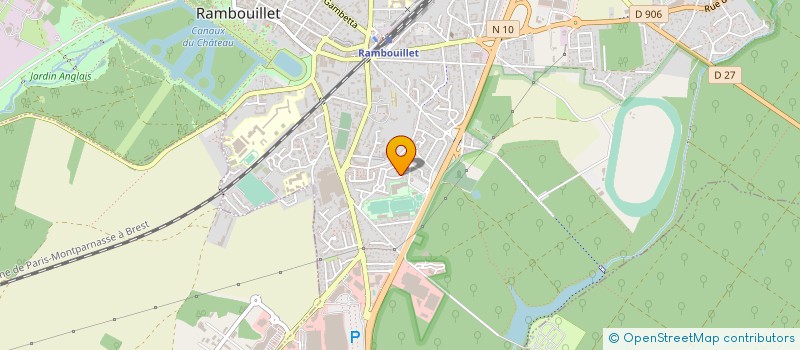 localisation de l'entreprise MONSIEUR MATHIEU CECUTTI  RAMBOUILLET