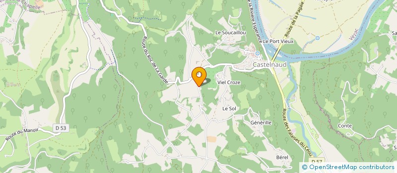 localisation de l'entreprise MONSIEUR MATHIEU CELLERIER  CENAC-ET-SAINT-JULIEN