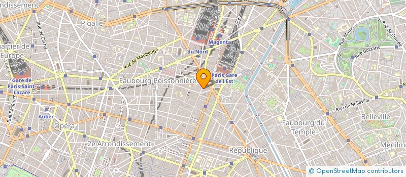 localisation de l'entreprise MONSIEUR MATHIEU CENAC à PARIS