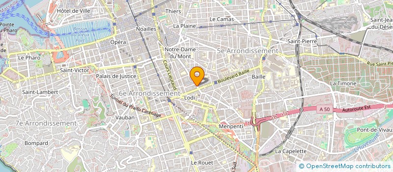 localisation de l'entreprise MONSIEUR MATHIEU CERATO  MARSEILLE