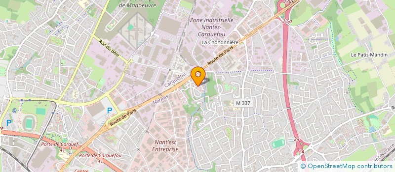 localisation de l'entreprise MONSIEUR MATHIEU CERISIER à NANTES