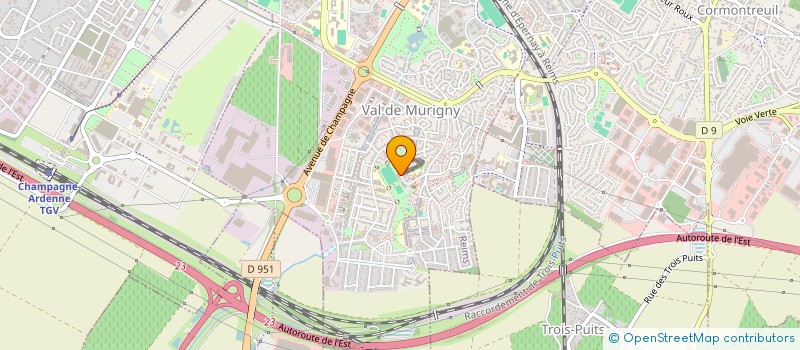 localisation de l'entreprise MONSIEUR MATHIEU CESAR  REIMS