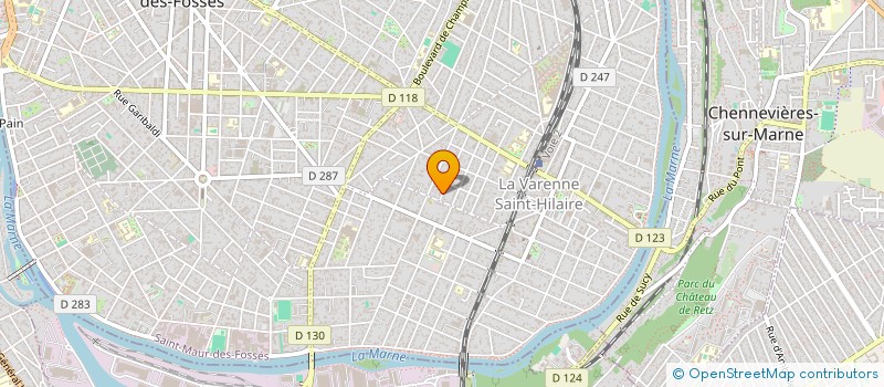 localisation de l'entreprise MONSIEUR MATHIEU CHALLIER à SAINT-MAUR-DES-FOSSES