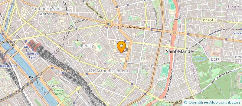 localisation de l'entreprise MONSIEUR MATHIEU CHAMBON  PARIS